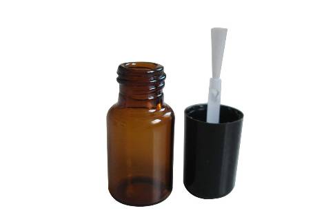 3ml braune Glasröhrenflasche mit Deckel und Pinsel