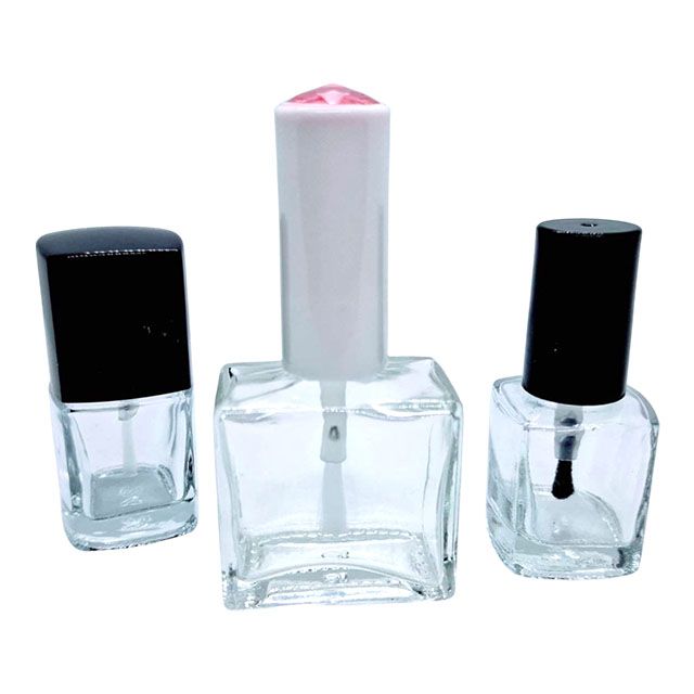 4ml–15mlの四角いガラスネイルポリッシュボトル | GH Plastic