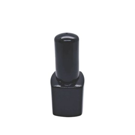 7ml UV gel black nail polish empty bottle