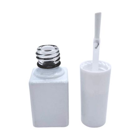 7ml rechthoekige UV gel glazen fles