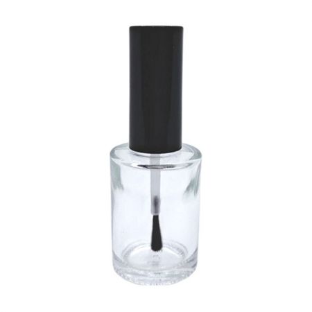15ml cylindrical empty glass bottle