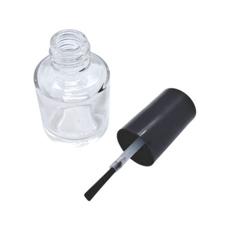 Cylindrical nail glass bottle