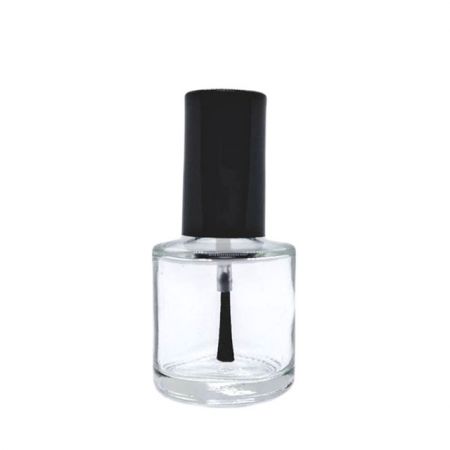 8ml empty glass bottle, plastic cap and brush