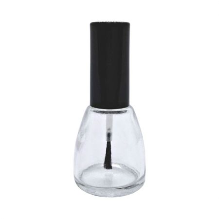 13ml Unique Shaped Glass Nail Polish Container - 13ml conical nail polish empty glass bottle