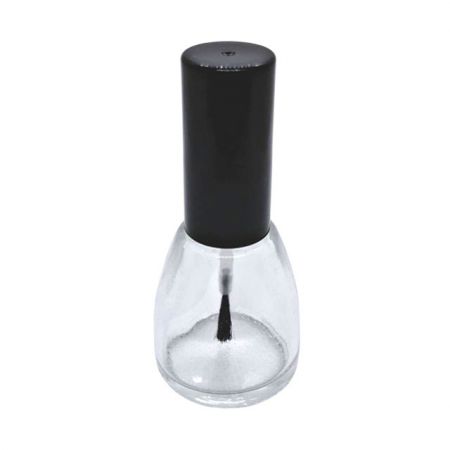13ml conical nail polish empty glass bottle with #12 round cap
