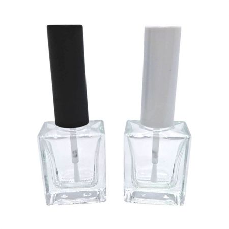 12ml Rectangular Empty Glass Bottle - 12ml nail polish empty glass container