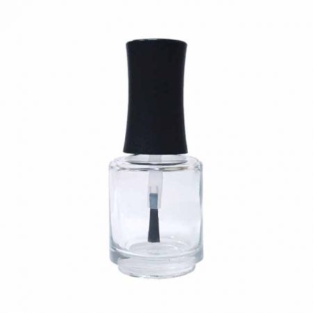 15ml Glass Nail Polish Bottle with A Custom-Made Plastic Cap Brush - 15ml nail varnish bottle with a custom-made plastic cap brush