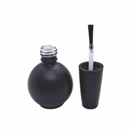 Spherical nail polish glass bottle