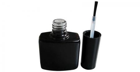 10ml Flat Square Empty UV Nail Enamel Bottle - 10ml Empty Nail Gel Polish Bottle