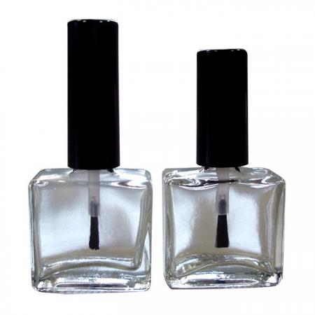 15ml Flat Square Glass Polish Bottle (GH19 651、GH03 651)