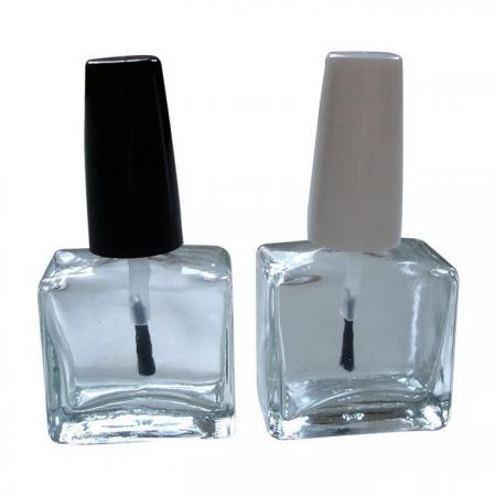 15ml Flat Square Glass Polish Bottle (GH33 651)