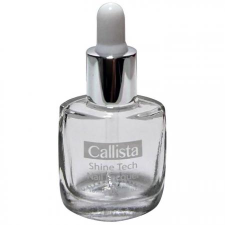 Garrafa de Vidro Oval Plana de 12ml com Conta-Gotas (GH711D)