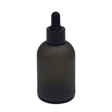 100ml schwarze Boston-Arc PP-Flasche