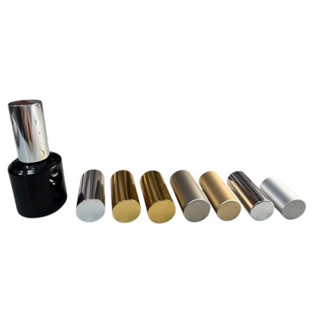 Gold or Silver Aluminum Caps for Nail Polish - Gold or Silver Aluminum Caps Wholesale