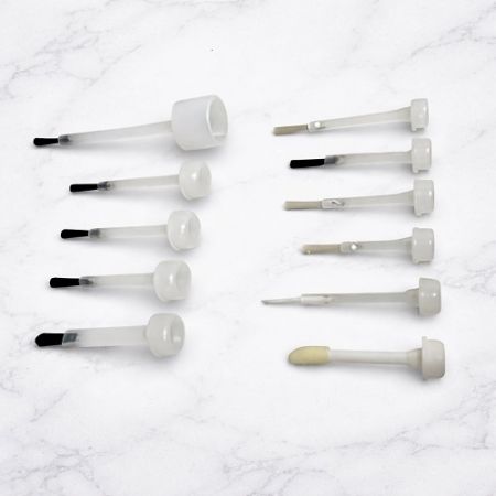 Nail Polish Brushes - Flat Round brush for Nail Polish